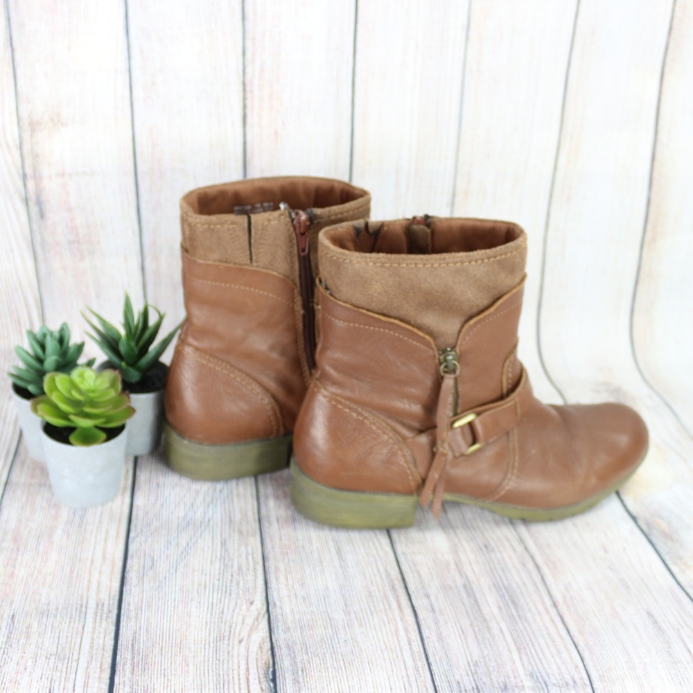 Clarks Riddle Avant Brown Leather Boots - 11M